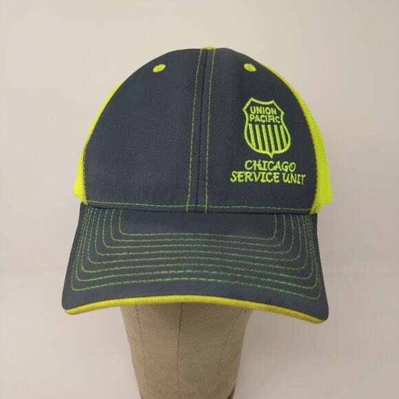 Union Pacific Railroad Chicago Service Unit Hat Size L/XL 7-3/8 - 8 Embroidered - Picture 3 of 10